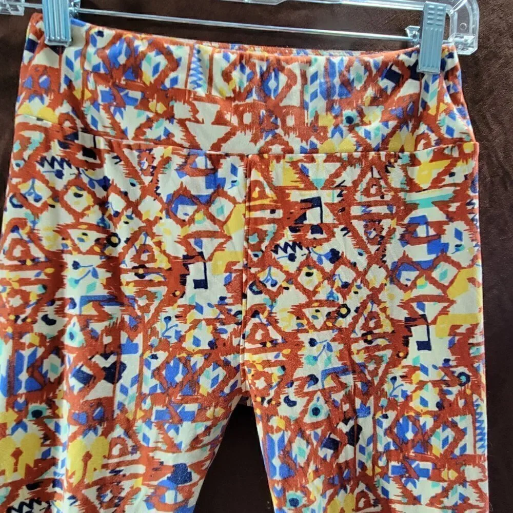 LulaRoe Leggings Funky Multicolored Design One size